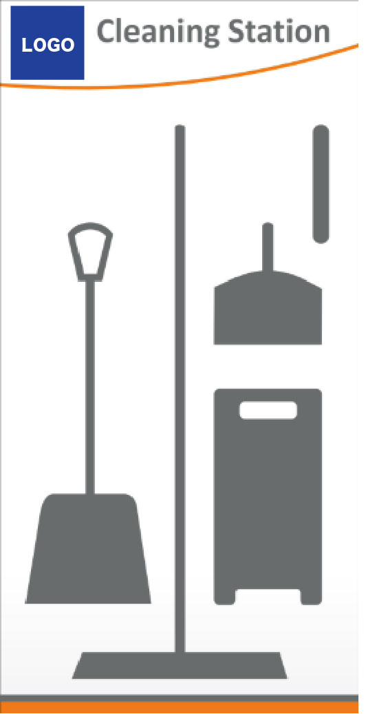 Colour-Coded Cleaning Station