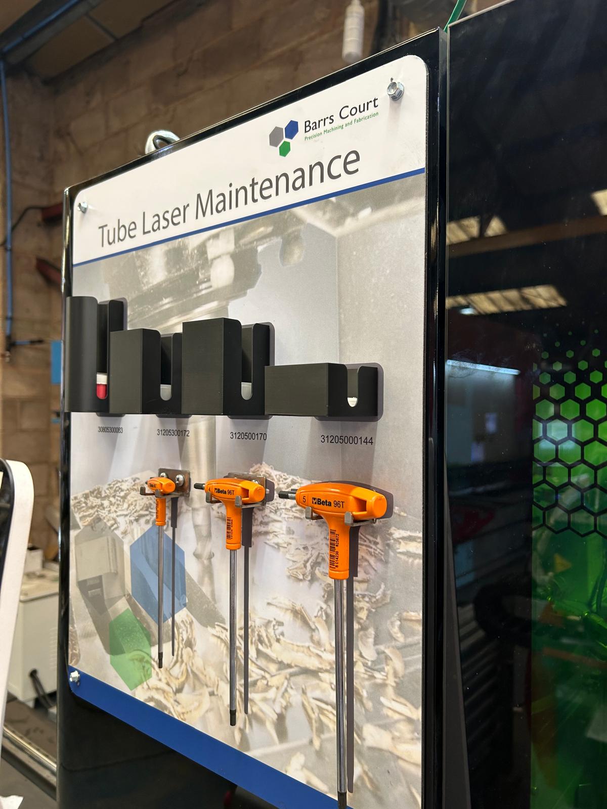 Bespoke ToolBoard installed at Barrs Court Precision Machining